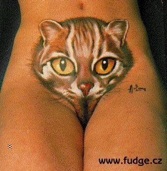 pussy cat tattoo