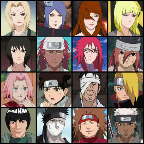 naruto characters as girls