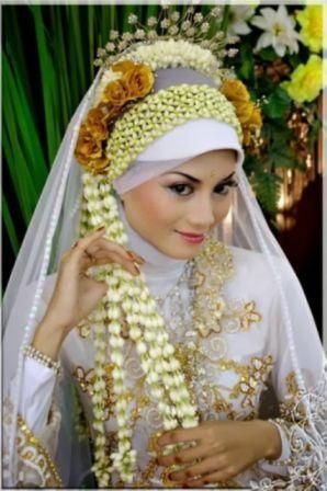 jilbab pengantin modern