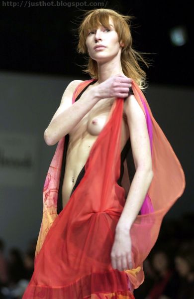 runway models nipples