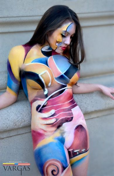 body paint swimsuits