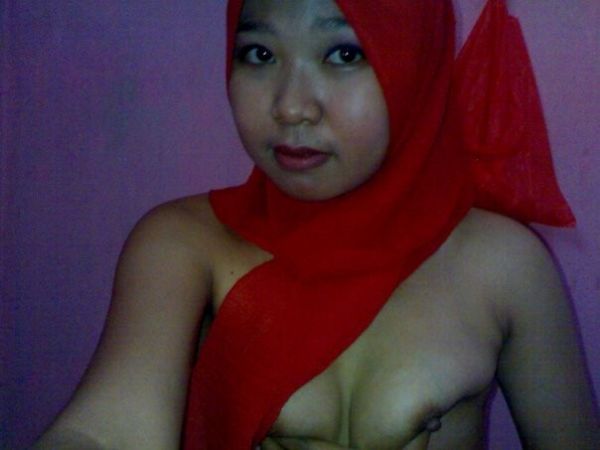 jilbab pamer meki