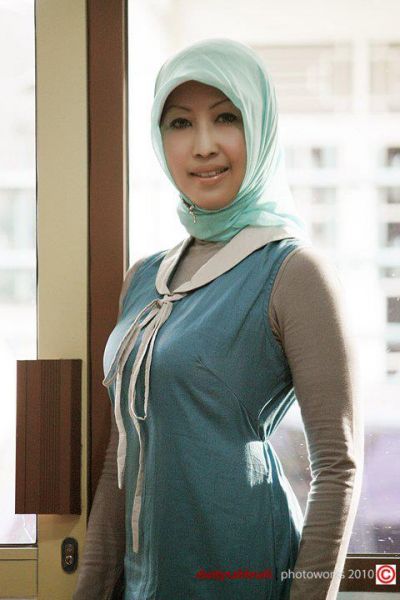 jilbab nyepong