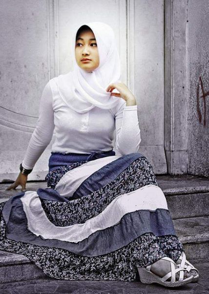 hijab cantik zaskia