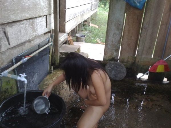 intip abg mandi