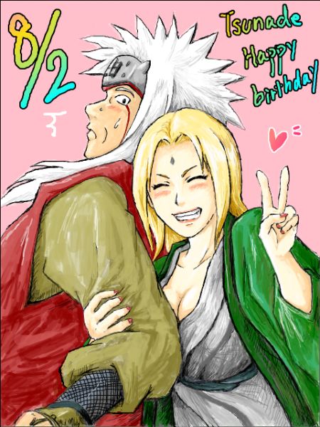 lady tsunade and jiraiya