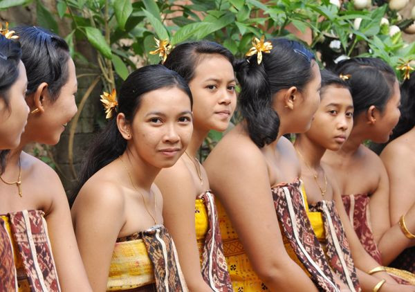 baju batik biru