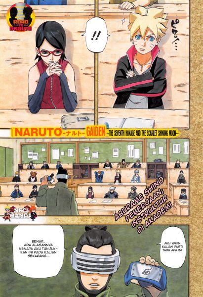 sarada busca a sasuke manga