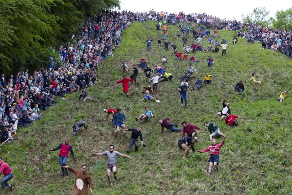 cheese rolling contest